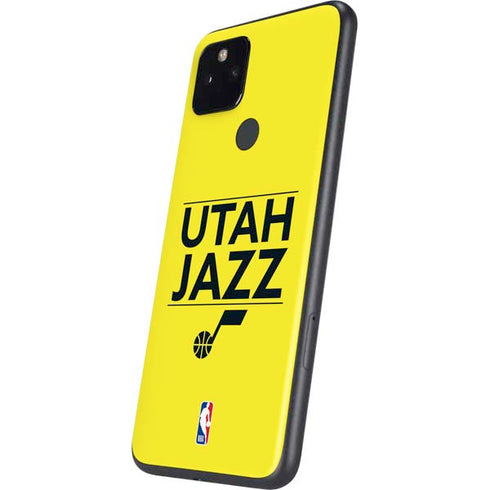 NBA Utah Jazz Standard - Yellow Google Pixel 5a Skin